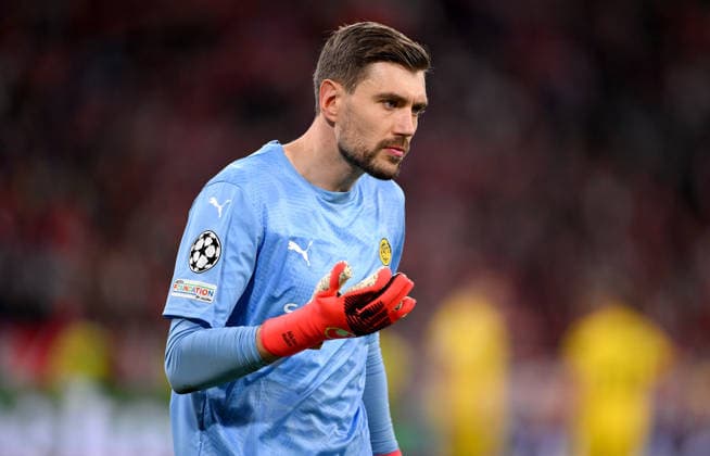 FUSSBALL CHAMPIONS LEAGUE SAISON 2026 2027 Vorrunde 1. Spieltag 10.09.2026 FC Bayern Muenchen - FK Bodoe Glimt Torwart Nikita Haikin (FK Bodoe Glimt)