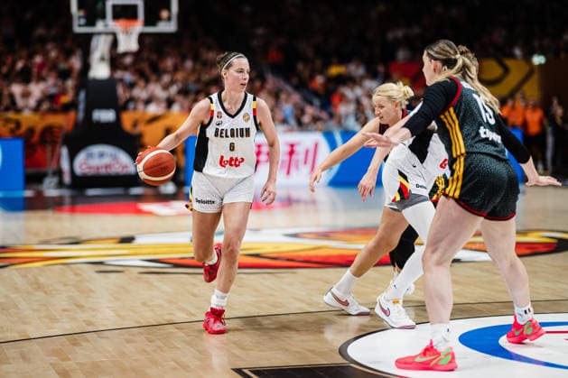FIBA Women™s Basketball World Cup 2026: Belgien vs. Deutschland, 10.09.2026 Antonia Delaere (Belgien, 6) am Ball; Basketball, FIBA Women™s Basketball World Cup 2026, Final Phase, Viertelfinale: Belgien vs. Deutschland am 10.09.2026 in der Uber Arena, Berlin Copyright: xBEAUTIFULxSPORTS Tonhäuserx