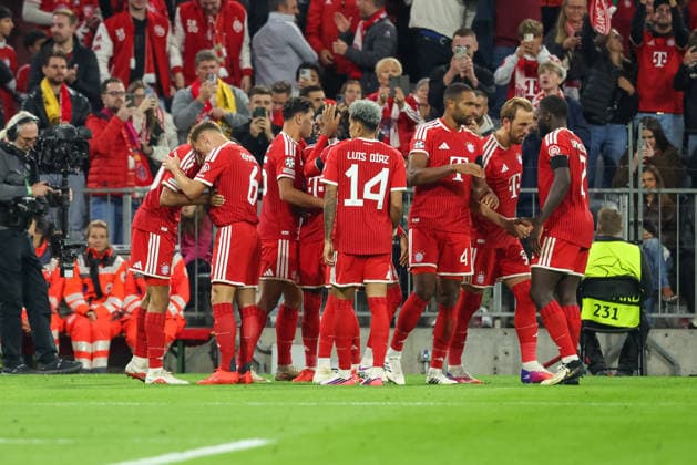 Jubel zum Tor zum 1:0 durch Jamal Musiala (FC Bayern Muenchen, 10), GER, FC Bayern Muenchen vs. FK Bodo Glimt, Fussball, UEFA Champions League, Liga-Phase, 1. Spieltag, Saison 2026 2027, 10.09.2026, GER, FC Bayern Muenchen vs. FK Bodo Glimt, Fussball, UEFA Champions League, Liga-Phase, 1. Spieltag, Saison 2026 2027, 10.09.2026 Muenchen Copyright: xEibner-Pressefoto JennixMaulx EP_JML