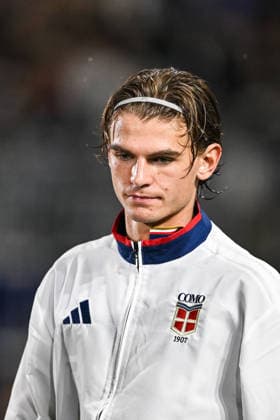 Como™s Nico Paz before the UEFA Champions League stage match Phase MD1 between Calcio Como and RB Leipzig at the Giuseppe Sinigaglia stadium in Como, north Italy -September 10, 2026 - Soccer.  Copyright: xTizianoxBallabio LaPressex