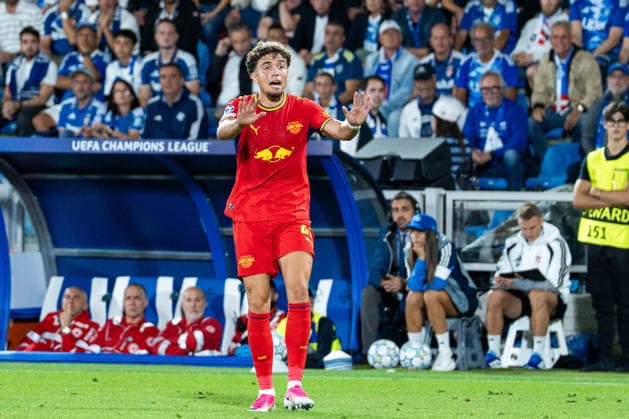 Fussball, Italien: UEFA Champions League, 1. Spieltag: Como 1907 vs. RB Leipzig, Donnerstag, 10.09.2026 (Stadio Giuseppe Sinigaglia, Como); Neil El Aynaoui (21, RB Leipzig) Copyright: xValentinxDomgjonix
