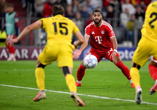 FUSSBALL CHAMPIONS LEAGUE SAISON 2026 2027 Vorrunde 1. Spieltag 10.09.2026 FC Bayern Muenchen - FK Bodoe Glimt Ismael Saibari (FC Bayern Muenchen)