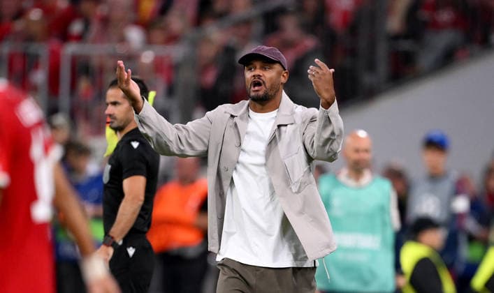 FUSSBALL CHAMPIONS LEAGUE SAISON 2026 2027 Vorrunde 1. Spieltag 10.09.2026 FC Bayern Muenchen - FK Bodoe Glimt Trainer Vincent Kompany (FC Bayern Muenchen)