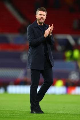 Manchester United, ManU manager Michael Carrick at the end of the match Manchester United v Sabah, UEFA Champions League, Football, Old Trafford, UK - 10 Sep 2026Manchester Old Trafford United Kingdom  Copyright: xPaulxCurrie Shutterstockx 17144908cc