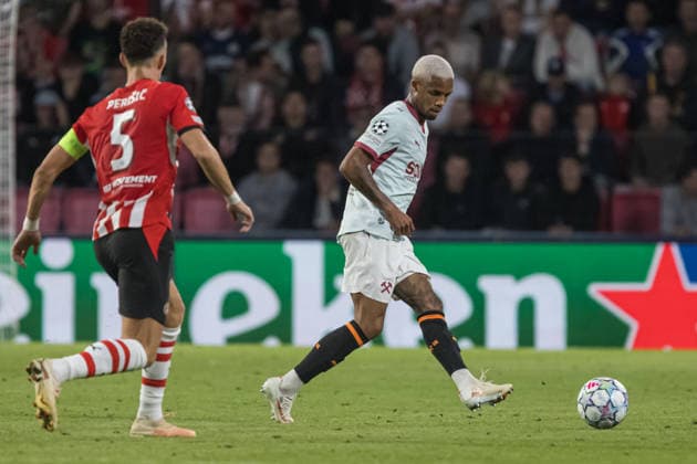 Pedro Henrique seen during UEFA Champions League 26 27 League Phase - Matchday 1 match between teams of PSV Eindhoven and FC Shakhtar Donetsk (Jan Borys Ball Raw Images) Eindhoven Philips Stadion Netherlands Copyright: xJanxBorysx janborys_psv_shakhtar_2627-139