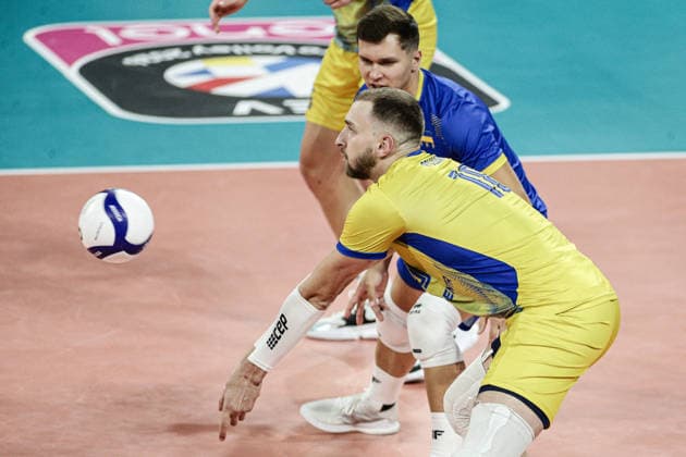 VOLLEYBALL - CEV Eurovolley Men - Pool Phase - Israel - Ukraine Photo by IPA ABACAPRESS.COM88364476 - Ukraine s Tymofil Poluain in action against Israel s Ö during the CEV Enel Eurovolley 2026 pool phase match between Israel and Ukraine at Arena 8888 in Sofia, Bulgaria, on September 10, 2026 Sofia Bulgaria  Copyright: xIPAxSport ABACAx