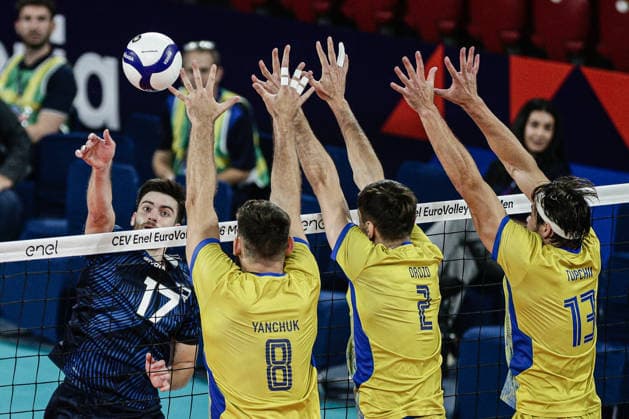 VOLLEYBALL - CEV Eurovolley Men - Pool Phase - Israel - Ukraine Photo by IPA ABACAPRESS.COM88364472 - Israel s Ilay Haver during the CEV Enel Eurovolley 2026 pool phase match between Israel and Ukraine at Arena 8888 in Sofia, Bulgaria, on September 10, 2026 Sofia Bulgaria  Copyright: xIPAxSport ABACAx