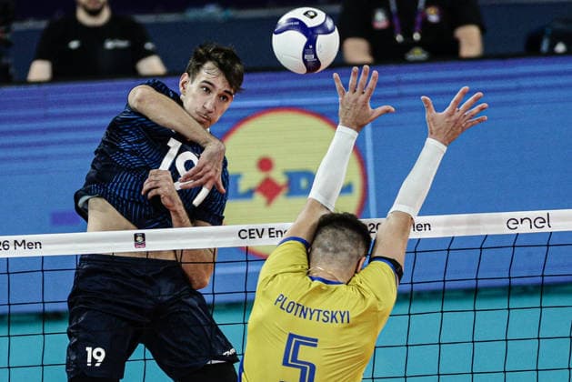 VOLLEYBALL - CEV Eurovolley Men - Pool Phase - Israel - Ukraine Photo by IPA ABACAPRESS.COM88364471 - Israel s Mark Rura in action during the CEV Enel Eurovolley 2026 pool phase match between Israel and Ukraine at Arena 8888 in Sofia, Bulgaria, on September 10, 2026 Sofia Bulgaria  Copyright: xIPAxSport ABACAx