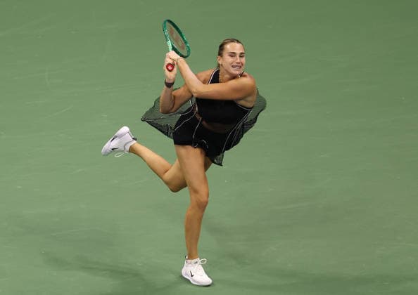 September 10, 2026, New York City, New York, USA: ARYNA SABALENKA during the match against J. Pegula of USA in the semifinals of Grand Slam tournament US Open. New York, USA. New York City USA - ZUMAc278 20260910_zsp_c278_007 Copyright: xMarcinxCholewinskix