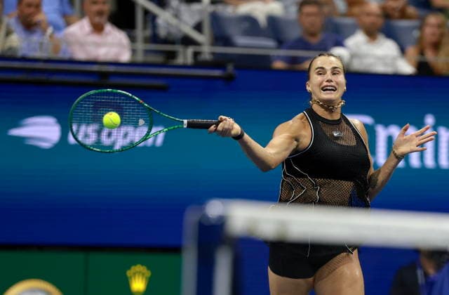 US Open tennis tournament - Day 12 Aryna Sabalenka of Belarus in action against Jessica Pegula of the USA during their Women s Singles Semifinals match of the US Open Tennis Championships at the USTA Billie Jean King National Tennis Center in Flushing Meadows, New York, USA, 10 September 2026. FLUSHING MEADOWS NEW YORK United States  Copyright: xCRISTOBALxHERRERA-ULASHKEVICHx