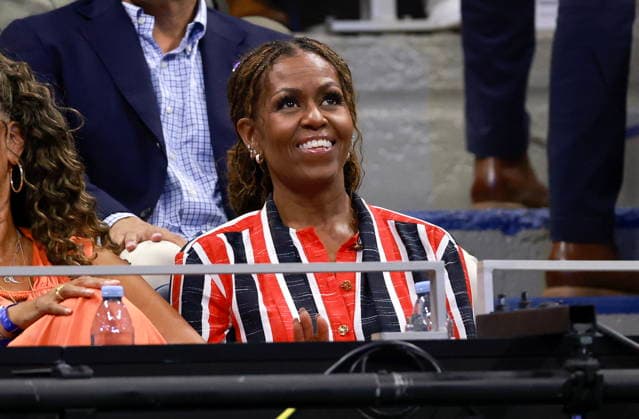 US Open tennis tournament - Day 12 Michelle Obama, former First Lady of the United States, attends a Women s Singles Semifinals match of the US Open Tennis Championships at the USTA Billie Jean King National Tennis Center in Flushing Meadows, New York, USA, 10 September 2026. FLUSHING MEADOWS NEW YORK United States  Copyright: xCRISTOBALxHERRERA-ULASHKEVICHx