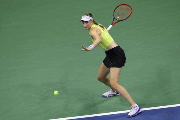 US Open tennis tournament - Day 12 Elena Rybakina of Kazakhstan in action against Coco Gauff of the USA during their Women s Singles Semifinals match of the US Open Tennis Championships at the USTA Billie Jean King National Tennis Center in Flushing Meadows, New York, USA, 10 September 2026. FLUSHING MEADOWS NEW YORK United States  Copyright: xBRIANxHIRSCHFELDx