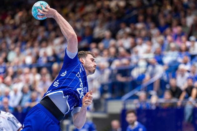 Hendrik Wagner (TBV Lemgo Lippe, 28) im Torwurf GER, TBV Lemgo Lippe vs. SG Flensburg-Handewitt, Handball, 1. Bundesliga, 4. Spieltag, Spielzeit 2026 2027, 10.09.2026 GER, TBV Lemgo Lippe vs. SG Flensburg-Handewitt, Handball, 1. Bundesliga, 4. Spieltag, Spielzeit 2026 2027, 10.09.2026 Lemgo Copyright: xEibner-Pressefoto JanxRollingerx EP_JSK