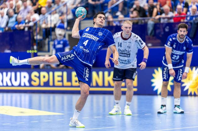 Samuel Zehnder (TBV Lemgo Lippe, 04) im Torwurf per Siebenmeter GER, TBV Lemgo Lippe vs. SG Flensburg-Handewitt, Handball, 1. Bundesliga, 4. Spieltag, Spielzeit 2026 2027, 10.09.2026 GER, TBV Lemgo Lippe vs. SG Flensburg-Handewitt, Handball, 1. Bundesliga, 4. Spieltag, Spielzeit 2026 2027, 10.09.2026 Lemgo Copyright: xEibner-Pressefoto JanxRollingerx EP_JSK
