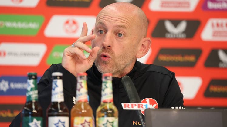 10.09.2026, xrekx, Fussball 2.Bundesliga , 1.FC Kaiserslautern - Pressekonferenz v.l. Torsten Lieberknecht Trainer (1.FC Kaiserslautern) Kaiserslautern *** September 10, 2026, xrekx, Soccer, 2. Bundesliga, 1. FC Kaiserslautern Press Conference featuring Torsten Lieberknecht, Head Coach of 1. FC Kaiserslautern, Kaiserslautern