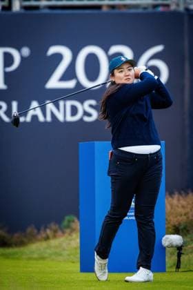 Cromvoirt , 11-09-2026 , Bernardus Golf , Solheim cup golf USA vs Europe , Friday Foursome morning session, picture shows Allison Corpuz Solheim Cup  x206860571x Copyright: