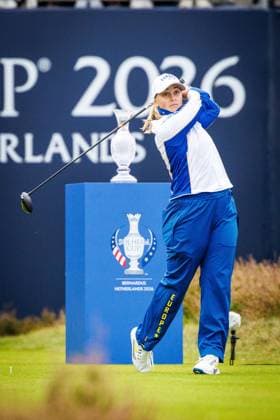 Cromvoirt , 11-09-2026 , Bernardus Golf , Solheim cup golf USA vs Europe , Friday Foursome morning session, picture shows Maja Stark Solheim Cup  x206860681x Copyright: