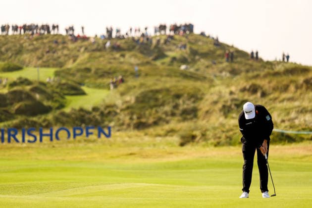 2026 Amgen Irish Open - Second Round, Trump International Golf Links, Doonbeg 11 9 2026 Shane Lowry putts on the seventh green Shane Lowry putts on the seventh green 11 9 2026  Copyright: xx BB2_4265