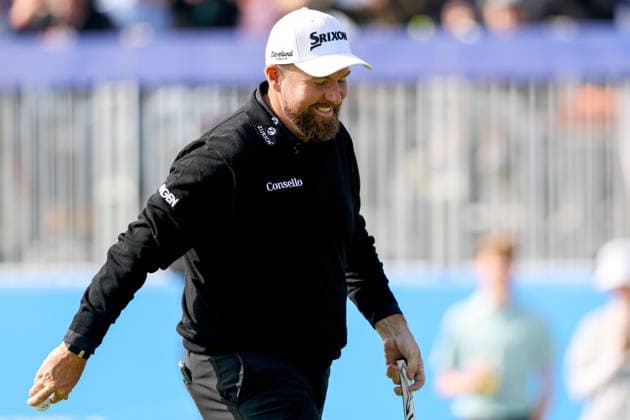 2026 Amgen Irish Open - Second Round, Trump International Golf Links, Doonbeg 11 9 2026 Shane Lowry celebrates after a birdie on the seventh Shane Lowry celebrates after a birdie on the seventh 11 9 2026  Copyright: xx BB3_1830_1