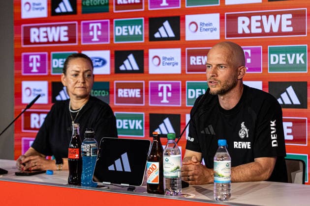 Pressekonferenz, 1.FC Köln; 11.09.2026 Rene Wagner (Cheftrainer, 1. FC Köln) während der Pressekonferenz vor dem Bundesligaspiel gegen SV Werder Bremen. Pressekonferenz, 1.FC Köln; Geißbockheim, Köln; 11.09.2026 *** Press Conference, 1 FC Köln, September 11, 2026: Rene Wagner, Head Coach of 1 FC Köln, during the press conference ahead of the Bundesliga match against SV Werder Bremen. Press Conference, 1 FC Köln, Geißbockheim, Cologne, September 11, 2026 Copyright: xBEAUTIFULxSPORTS Buriakovx