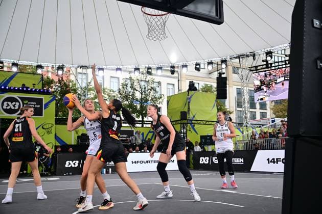 a game between Germany and Belgium, a qualifying game in Pool D at the FIBA 3x3 Europe Cup, on Friday 11 September 2026 in Antwerp. DIRKxWAEM  x185970080x