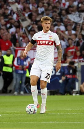 09.09.26 VfB Stuttgart - Viking Stavanger Deutschland, Stuttgart, 09.09.2026, Fussball, UEFA Champions League, Saison 2026 2027, VfB Stuttgart - Viking Stavanger: Finn Jeltsch (VfB Stuttgart).