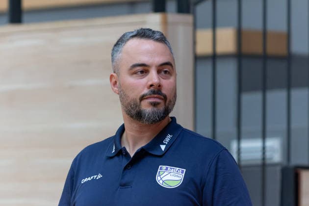 Timur Topal (Lions, Head Coach), halfit Lions vs. KB Sharks Würzburg, Frauen, Basketball, Testspiel, 1. Bundesliga, 2. Bundesliga Süd, DBBL, Saison 2026 27, 11.09.2026. Halle SWH Arena Sachsen-Anhalt Deutschland