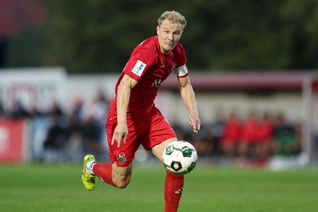 11.09.2026, Herren, Fussball, Saison 2026 2027, Regionalliga Bayern, 8. Spieltag: TSV Aubstadt - SpVgg Unterhaching Steffen Behr ( 16, TSV Aubstadt) Sulzfeld Schulstadion Aubstadt (NGN Arena) Bayern Deutschland
