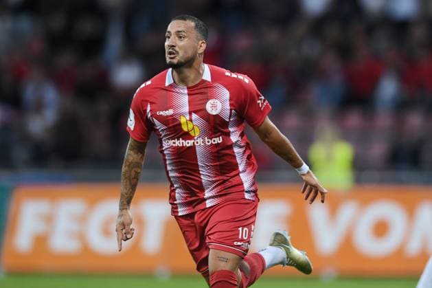 Jubel von Sercan Sararer (KSV Hessen Kassel 10) nach dem Treffer, Tor zum 2:0, GER, KSV Hessen Kassel vs Kickers Offenbach, Fussball, Regionalliga Suedwest, Saison 2026-2027, 7. Spieltag, 11.09.2026, GER, Fussball, Regionalliga Suedwest - KSV Hessen Kassel vs Kickers Offenbach, 11.09.2026 Kassel Copyright: xRolandxSippelx-xEibner-Pressefotox EP_RSL