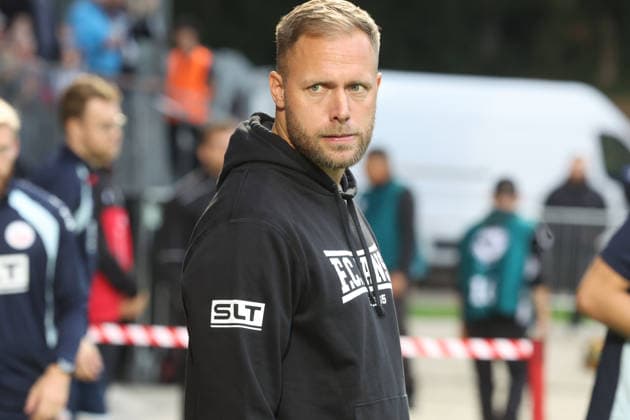 Viktoria Köln - FC Hansa Rostock Köln 11.09.2026, Fußball 3.Liga Viktoria Köln-FC Hansa Rostock Trainer Daniel Brinkmann FC Hansa Rostock Köln Sportpark Höhenberg Nordrhein-Westfalen Deutschland