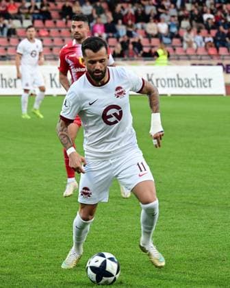 11.09.2026 xkhx Kassel, Auestadion Regionalliga Südwest Saison 2026 2027 KSV Hessen Kassel - Kickers Offenbach (OFC) Keanu Staude (11, OFC)