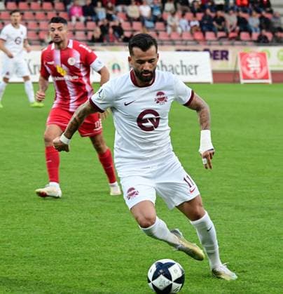 11.09.2026 xkhx Kassel, Auestadion Regionalliga Südwest Saison 2026 2027 KSV Hessen Kassel - Kickers Offenbach (OFC) Keanu Staude (11, OFC)
