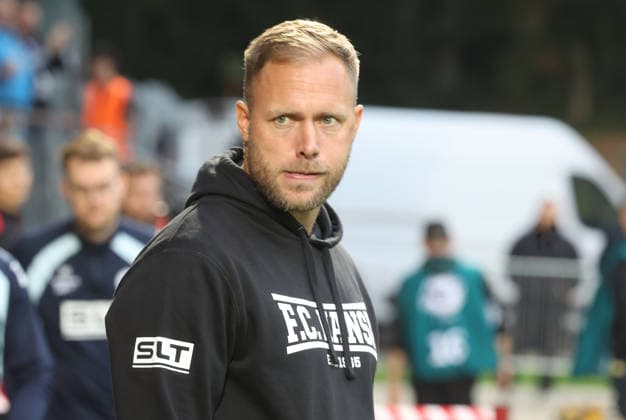 Viktoria Köln - FC Hansa Rostock Köln 11.09.2026, Fußball 3.Liga Viktoria Köln-FC Hansa Rostock Trainer Daniel Brinkmann FC Hansa Rostock Köln Sportpark Höhenberg Nordrhein-Westfalen Deutschland