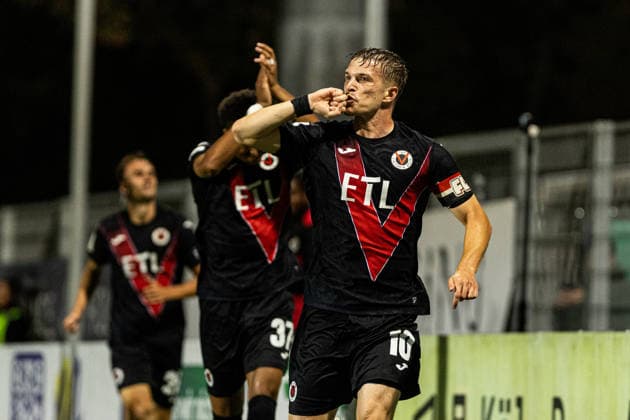 3.Liga: FC Viktoria Köln - Hansa Rostock; 11.09.2026 FC Viktoria Köln bejubelt das Tor, 4:0 durch David Otto (FC Viktoria Köln, 10) 3.Liga: FC Viktoria Köln - Hansa Rostock; Sportpark Höhenberg, Köln; 11.09.2026 DFB regulations prohibit any use of photographs as image sequences and or quasi video. Copyright: xBEAUTIFULxSPORTS Buriakovx