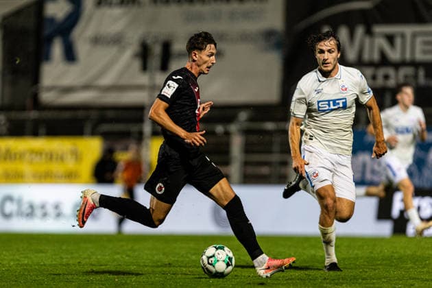 3.Liga: FC Viktoria Köln - Hansa Rostock; 11.09.2026 Alexander Prokopenko (FC Viktoria Köln, 30) 3.Liga: FC Viktoria Köln - Hansa Rostock; Sportpark Höhenberg, Köln; 11.09.2026 DFB regulations prohibit any use of photographs as image sequences and or quasi video. Copyright: xBEAUTIFULxSPORTS Buriakovx