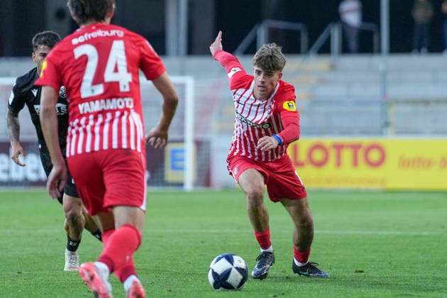 Mateo Zelic (SC Freiburg II, 11) am Ball , Deutschland, Fussball, Regionalliga Südwest, 7.Spieltag, 2026 2027, SC Freiburg II vs. SV Sandhausen, 11.09.2026, Dreisamstadion, Freiburg Freiburg Dreisamstadion Baden-Wuerttemberg Deutschland Copyright: xArnexAmbergx