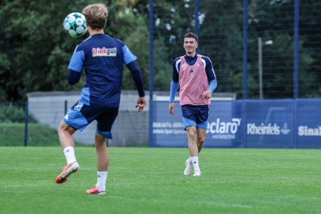 Fussball, 3.Liga Saison 2026 2027 Training MSV Duisburg 11.09.2026, Trainingsgelände MSV Duisburg Dennis Borkowski (MSV Duisburg, 25) Duisburg Trainingsgelände MSV Duisburg Nordrhein-Westfalen Deutschland