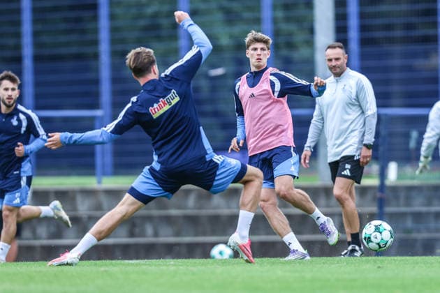 Fussball, 3.Liga Saison 2026 2027 Training MSV Duisburg 11.09.2026, Trainingsgelände MSV Duisburg Frederik Christensen (MSV Duisburg, 3) Duisburg Trainingsgelände MSV Duisburg Nordrhein-Westfalen Deutschland