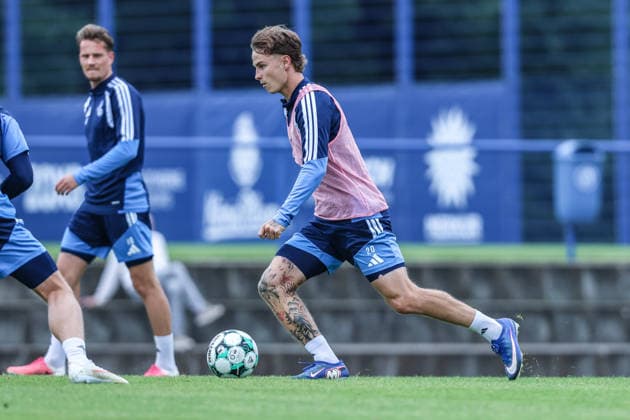 Fussball, 3.Liga Saison 2026 2027 Training MSV Duisburg 11.09.2026, Trainingsgelände MSV Duisburg Niklas Jessen (MSV Duisburg, 20) Duisburg Trainingsgelände MSV Duisburg Nordrhein-Westfalen Deutschland