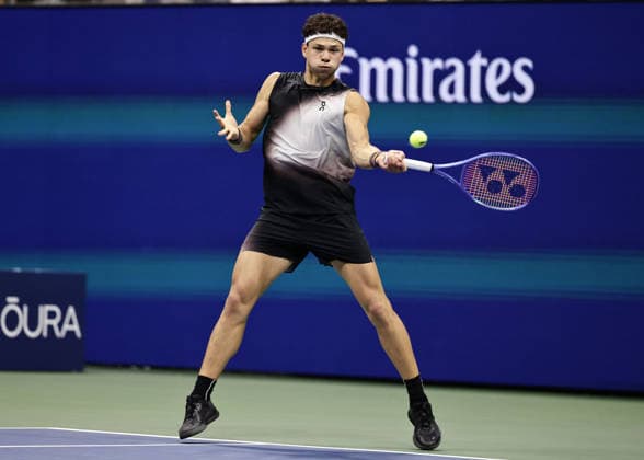 Ben Shelton (USA), Herren Einzel, Men s Singles, US Open Championships, Billie Jean King National Tennis Center, Flushing Meadows, New York, USA . Copyright: xJuergenxHasenkopfx
