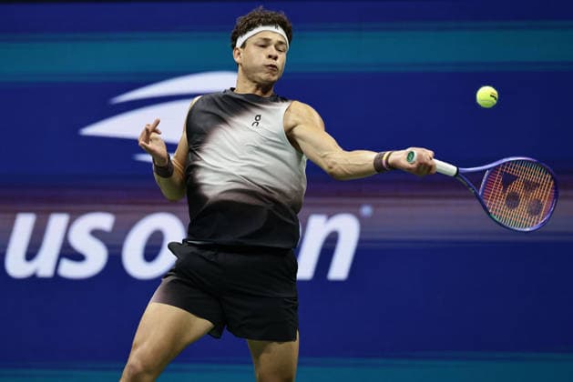 Ben Shelton (USA), Herren Einzel, Men s Singles, US Open Championships, Billie Jean King National Tennis Center, Flushing Meadows, New York, USA . Copyright: xJuergenxHasenkopfx