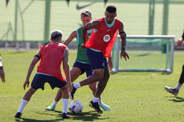 September 12, 2026, Sant Joan Despi, Barcelona, Spain: Gabriel Jesus during the training day of FC Barcelona, Barca ahead the Spanish League, Laliga EA Sports, football match against Levante UD at Ciudad Esportiva Joan Gamper on September 12, 2026 in Sant Joan Despi, Barcelona, Spain. FC Barcelona Training And press conference, PK, Pressekonferenz - LaLiga EA Sports - ZUMAa181 20260912_zaa_a181_018 Copyright: xJavierxBorregox