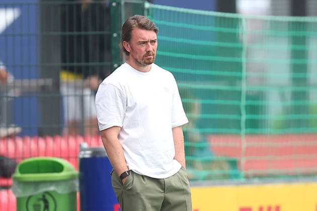 RB Leipzig - Nürnberg 1. Bundesliga Frauen Leipzig, Trainingszentrum am Cottaweg, 12.09.2026, Fußball, Frauen, Saison 2026 2027, Frauen-Bundesliga, 4. Spieltag , RB Leipzig - 1. FC Nürnberg , Im Bild: Trainer Jonas Stephan (RB Leipzig) , *** RB Leipzig vs. Nuremberg 1, Women s Bundesliga, Leipzig, Training Center on Cottaweg, September 12, 2026, Soccer, Women, 2026–2027 Season, Women s Bundesliga, Matchday 4, RB Leipzig vs. FC Nuremberg 1, Pictured: RB Leipzig Coach Jonas Stephan,