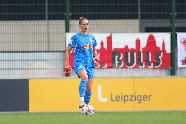 RB Leipzig - Nürnberg 1. Bundesliga Frauen Leipzig, Trainingszentrum am Cottaweg, 12.09.2026, Fußball, Frauen, Saison 2026 2027, Frauen-Bundesliga, 4. Spieltag , RB Leipzig - 1. FC Nürnberg , Im Bild: Torfrau Elvira Herzog (1, RB Leipzig) , *** RB Leipzig vs. Nuremberg 1, Women s Bundesliga, Leipzig, Training Center on Cottaweg, September 12, 2026, Soccer, Women, 2026–2027 Season, Women’s Bundesliga, Matchday 4, RB Leipzig vs. FC Nuremberg, Pictured: Goalkeeper Elvira Herzog (1), RB Leipzig,