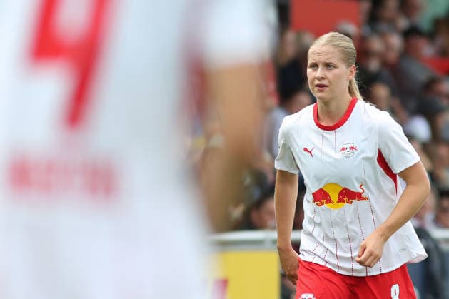 Google Pixel Frauen-Bundesliga, RB Leipzig - 1. FC Nürnberg; 12.09.2026 Emilia Kiaer Asgeirsdottir (8, RB Leipzig). Fußball, Google Pixel Frauen-Bundesliga, Saison 2026 2027, 4. Spieltag: RB Leipzig vs. 1. FC Nürnberg am 12.09.2026, Trainingszentrum Cottaweg, Leipzig. DFB REGULATIONS PROHIBIT ANY USE OF PHOTOGRAPHS AS IMAGE SEQUENCES AND OR QUASI-VIDEO. *** Google Pixel Women s Bundesliga, RB Leipzig vs. 1. FC Nürnberg, September 12, 2026, Emilia Kiaer Asgeirsdottir 8, RB Leipzig Soccer, Google Pixel Women s Bundesliga, 2026–2027 Season, Matchday 4: RB Leipzig vs. 1. FC Nürnberg on September 12, 2026, Cottaweg Training Center, Leipzig. DFB regulations prohibit any use of photographs as image sequences and or quasi-video. Copyright: xBEAUTIFULxSPORTS JanxKaeferx