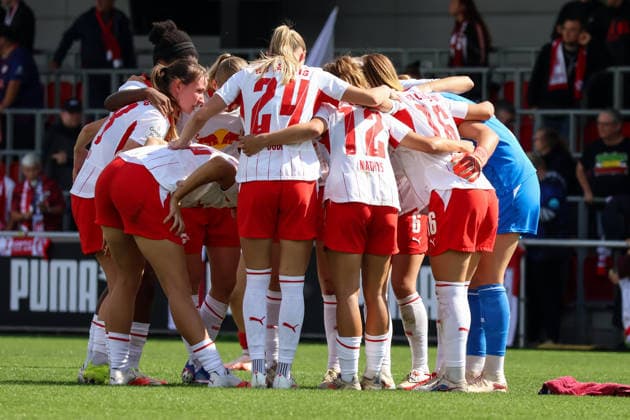 Deutschland: Fußball Google Pixel Frauen-Bundesliga 2026 - 2027, 4. Spieltag - RB Leipzig gegen 1.FC Nürnberg, Trainingszentrum von RB Leipzig (Leipzig): Team RB Leipzig *** Germany Soccer Google Pixel Women s Bundesliga 2026 2027, Matchday 4: RB Leipzig vs. 1. FC Nürnberg, RB Leipzig Training Center, Leipzig, RB Leipzig Team Copyright: xLucasxWalterx
