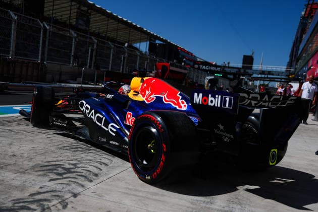 F1 - SPANISH GRAND PRIX 2026 03 VERSTAPPEN Max (nld), Red Bull Racing Ford RB22, action during the 2026 Formula 1 Spanish Grand Prix, 14th round of the 2026 Formula One World Championship, WM, Weltmeisterschaft from September 11 to 13, 2026 on the Madring, in Madrid, Spain -  Copyright: xFLORENTxGOODENx