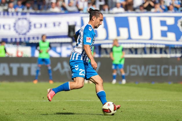 12.09.2026, xgox, Fussball - 2.Bundesliga 1.FC Magdeburg - 1.FC Kaiserslautern emspor, v.l. Baris Atik (Magdeburg, 23) am Ball, plays the ball (DFL DFB REGULATIONS PROHIBIT ANY USE OF PHOTOGRAPHS as IMAGE SEQUENCES and or QUASI-VIDEO) Magdeburg *** September 12, 2026, xgox, Soccer 2. Bundesliga: 1. FC Magdeburg vs. 1. FC Kaiserslautern (emspor), from left: Baris Atik (Magdeburg), 23 on the ball, playing the ball—DFL and DFB regulations prohibit any use of photographs as image sequences and or quasi-video—Magdeburg