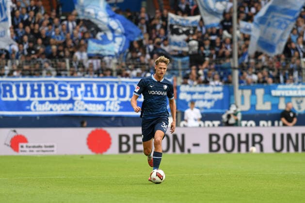 Tom Meyer (VfL Bochum) in Aktion, am Ball, Einzelaktion waehrend des Spiels der 2. Bundesliga zwischen VfL Bochum und SpVgg Greuther Fuerth, Vonovia Ruhrstadion am 12. September 2026 in Bochum, Deutschland. (Foto von Ralf Treese DeFodi Images) +++ Tom Meyer (VfL Bochum) controls the ball during the 2nd Bundesliga match between VfL Bochum and SpVgg Greuther Fuerth at Vonovia Ruhrstadion on September 12, 2026 in Bochum, Germany. (Photo by Ralf Treese DeFodi Images) DFB DFL REGULATIONS PROHIBIT ANY USE OF PHOTOGRAPHS AS IMAGE SEQUENCES AND OR QUASI-VIDEO. (Photo by Ralf Treese DeFodi Images) - *** Tom Meyer of VfL Bochum in action, on the ball, making a solo play during the 2. Bundesliga match between VfL Bochum and SpVgg Greuther Fürth, Vonovia Ruhrstadion on September 12, 2026, in Bochum, Germany. Photo by Ralf Treese, DeFodi Images. Tom Meyer of VfL Bochum controls the ball during the 2nd Bundesliga match between VfL Bochum and SpVgg Greuther Fürth at Vonovia Ruhrstadion on September 12, 2026 in Bochum, Germany. Photo by Ralf Treese, DeFodi Images. DFB and DFL regulations prohibit any use of photographs as image sequences and or quasi-video. Photo by Ralf Treese, DeFodi Images.