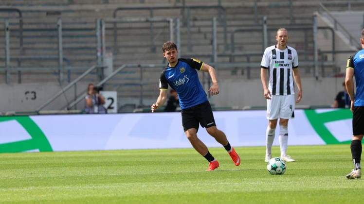 12.09.2026, xrekx, Fussball 3.Liga, 1.FC Saarbruecken - FC Ingolstadt 04 v.l. Alexander Staff (1.FC Saarbruecken) Saarbruecken